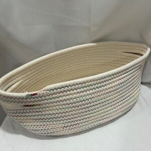 Multicolor Woven Basket